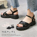 【5/16 1:59まで 5%OFFクーポン】Miniministore 厚底サンダル レディース 韓国 夏 シューズ・靴