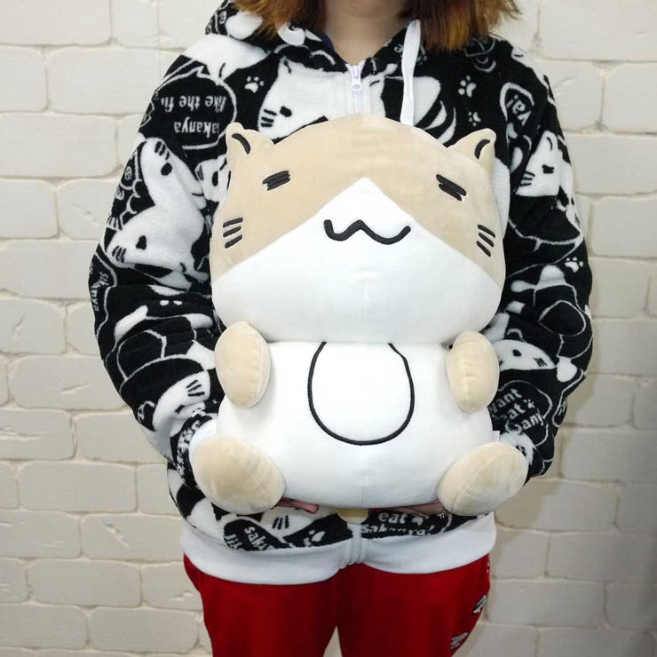 GROOVY STORE 猫渕さん ぬいぐるみ 大サイズ 抱き枕 ファッション雑貨