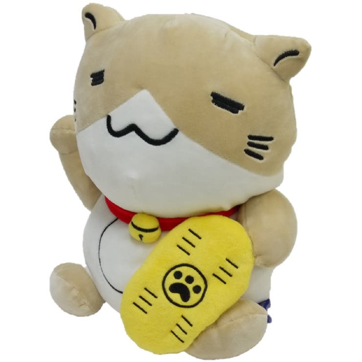 GROOVY STORE 招き猫渕さん ぬいぐるみ 中サイズ 抱き枕 ファッション雑貨