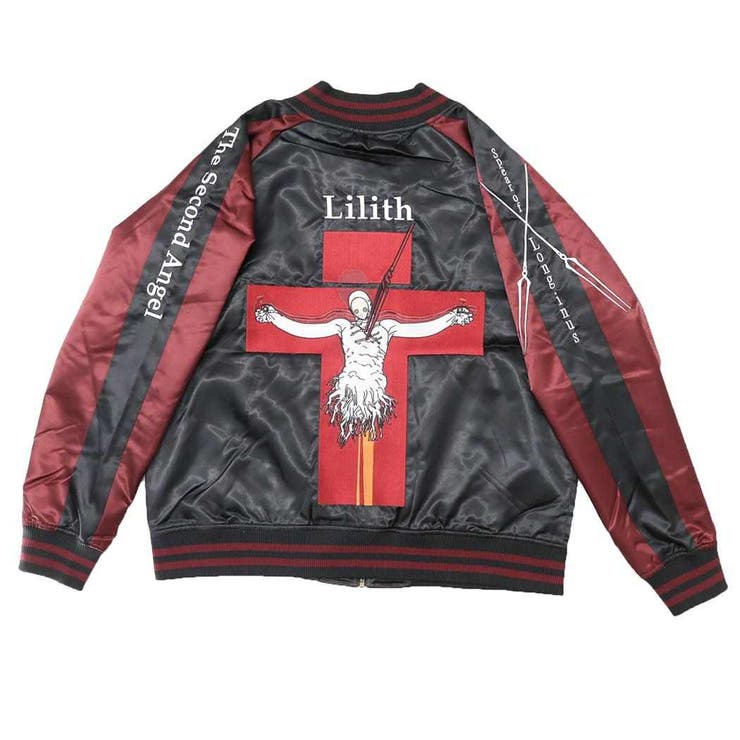 【10％OFFクーポン！2/10(火)1:59まで】cinemacollection エヴァンゲリオン アウター スカジャン 3L リリス 丸眞 メンズ レディース ユニセックス オーバーサイズ キャラジャン アニメキャラクター グッズ アウター(コート