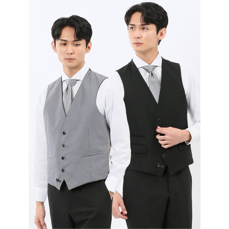 TAKA-Q MEN フォーマル リバーシブルベスト トップス