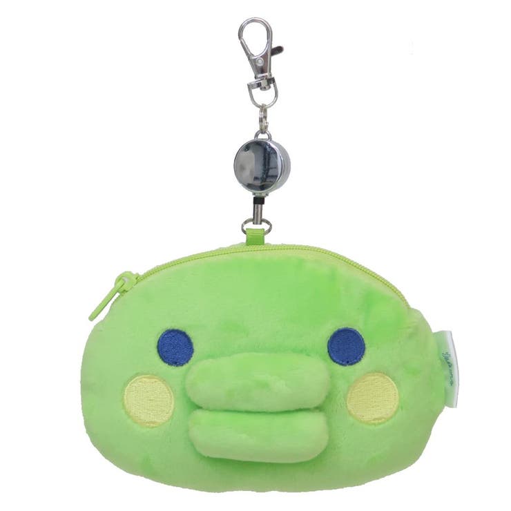 cinemacollection たまごっち 定期入れ＆小銭入れ リール付きぬいぐるみパスケース くちぱっち カミオジャパン フェイスパスケース ICカード 通勤 通学 キャラクター グッズ 小物