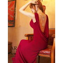 Ryuyu キャバドレス ロング ロング丈 バックコンシャス クリスマス 無地 セクシー ブランドドレス キャバ嬢 上品 パーティー バースデー AngelRドレス エンジェルアール ワンピース・ドレス