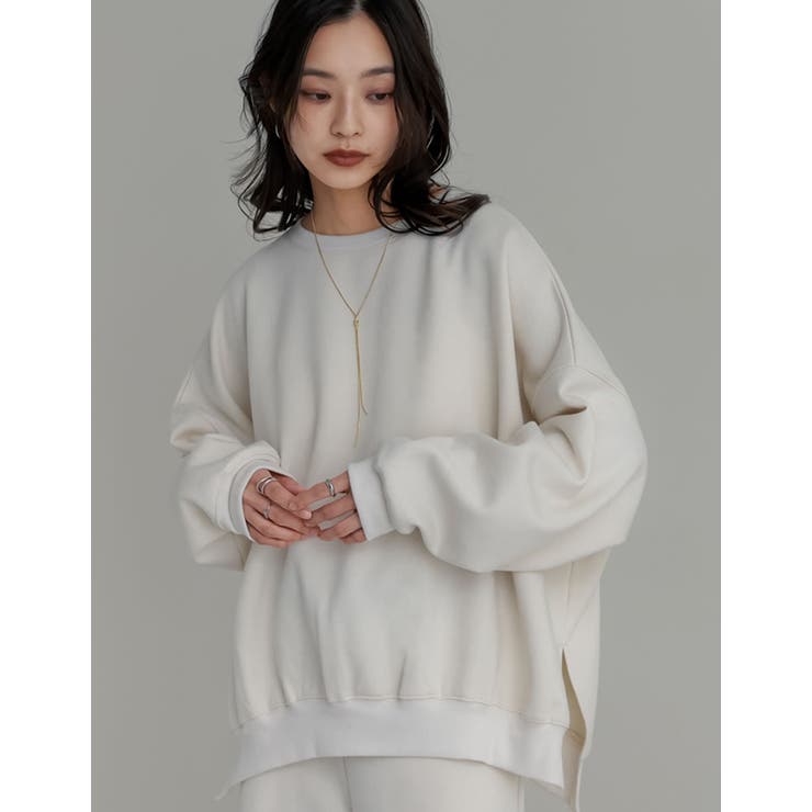 Re:EDIT 裏起毛オーバーサイズプルオーバー トップス shoplistselect-10441913 SHOPLIST サンプル画像3
