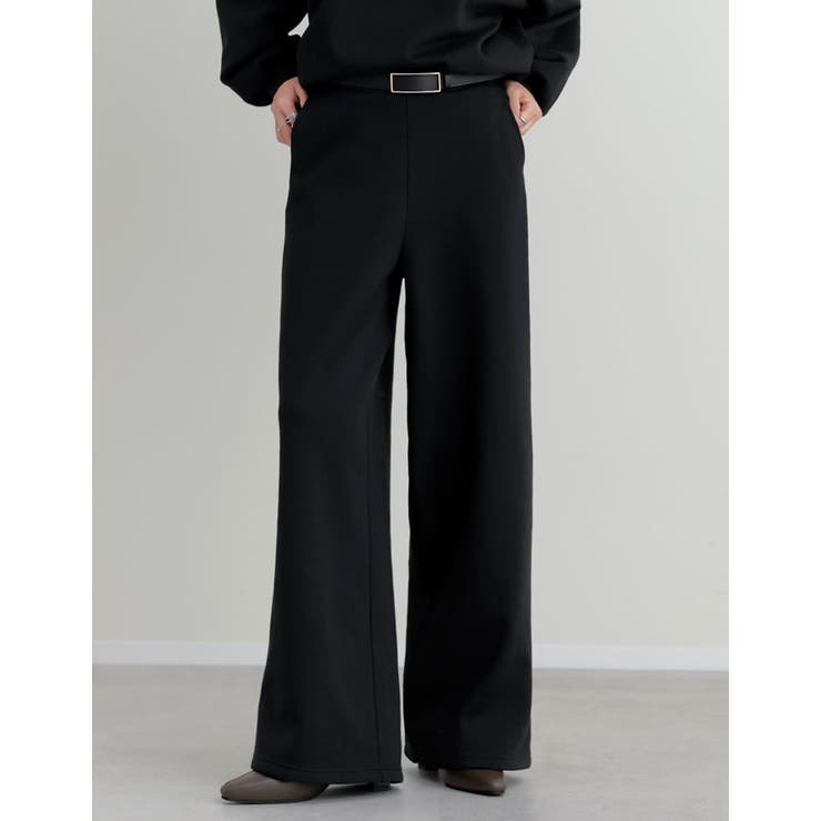 Re:EDIT [低身長/高身長サイズ有]裏起毛ベルトループ付きルーズパンツ パンツ・ズボン shoplistselect-10441902 SHOPLIST サンプル画像3