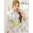 Ryuyu 浴衣 浴衣 ベージュ 花柄 レース 可愛い 帯付き 上品 グリーン 2点セット キャバクラ Ryuyu シンプル 上品 レトロ 古典 アンティーク フェミニン 浴衣・着物