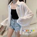 Miniministore シアーシャツ 薄手シースルー羽織り 韓国 トップス
