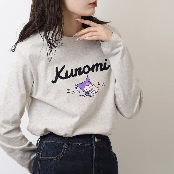 Character - CharaBasket クロミ Tシャツ 長袖 ロンT サンリオ キャラクターズ プリント メンズ レディース トップス