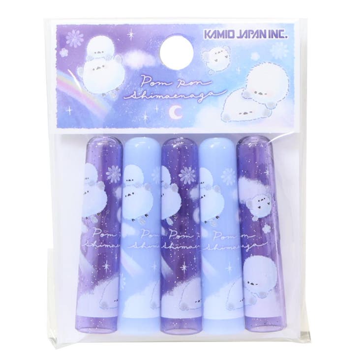 cinemacollection【KIDS】 ずっとシマエナガ 鉛筆キャップ えんぴつカバー5本セット ぽんぽんシマエナガ カミオジャパン 新学期準備文具 女の子 かわいい グッズ 文房具