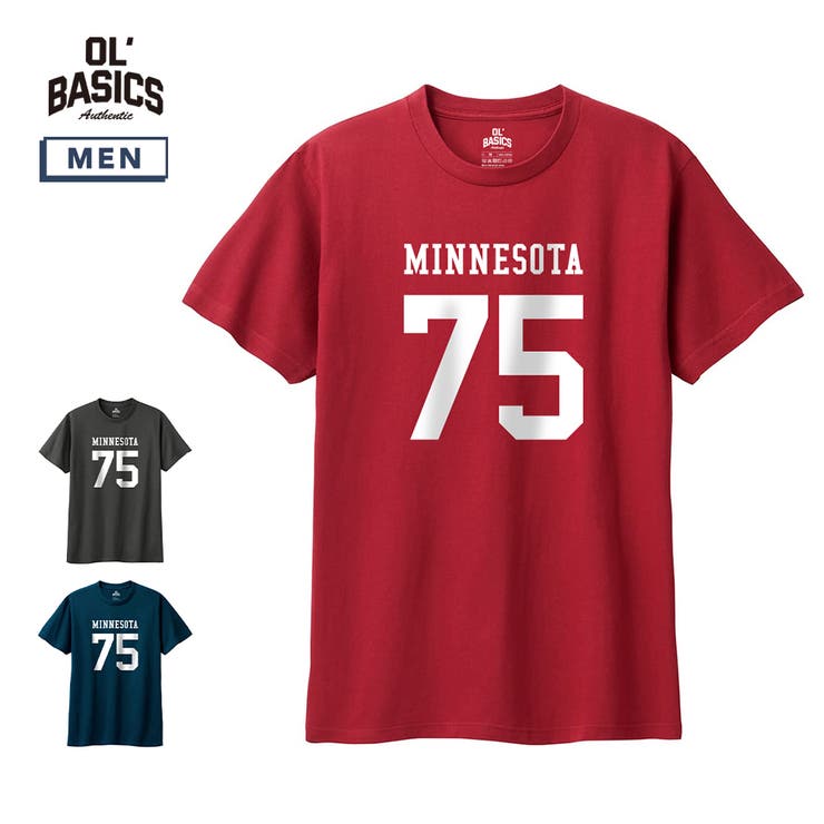 ��10��OFF�����ݥ�1/16(��)1:59�ޤǡ�printrium Ol' Basics�ʥ����롦�١����å����� ȾµT����� MINNESOTA ���� ��...