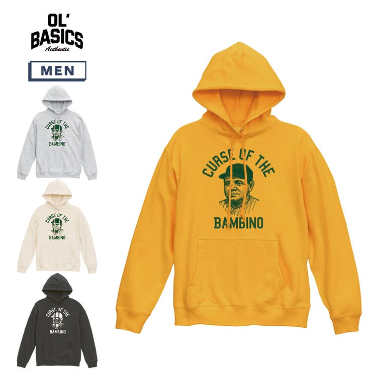 【10％OFFクーポン！1/16(金)1:59まで】printrium Ol' Basics（オール・ベーシックス） プルパーカー スウェット イラスト プリント 裏毛 トップス メンズ ユニセックス トップス