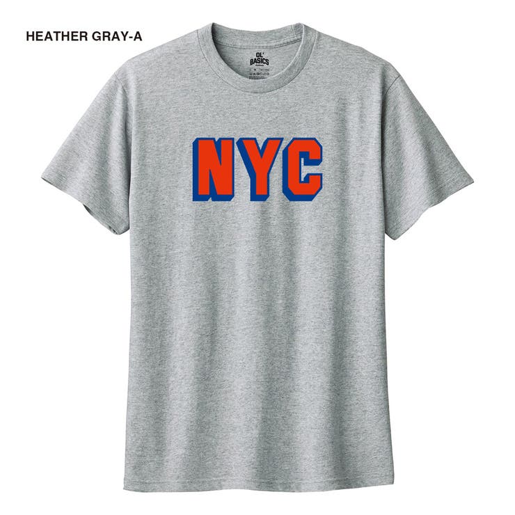 printrium Ol Basics（オール・ベーシックス） 半袖Tシャツ NYC ロゴ プリント 5.6オンス トップス カットソー レディース トップス