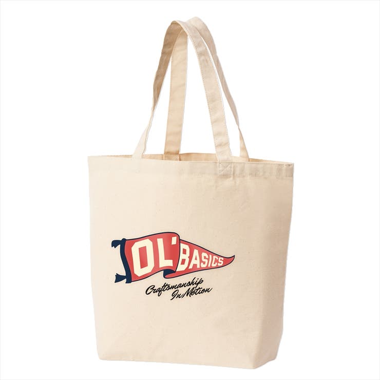 printrium Ol' Basics（オール・ベーシックス） トートバッグ キャンバス フラッグイラスト ロゴ プリント 鞄 BAG アメカジ メンズ レディース ユニセックス Sサイズ バッグ・鞄