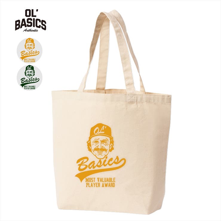 【20％OFF！2/5(木)限定】printrium Ol' Basics（オール・ベーシックス） トートバッグ キャンバス イラスト ロゴ プリント 鞄 BAG アメカジ メンズ レディース ユニセックス SMサイズ バッグ・鞄