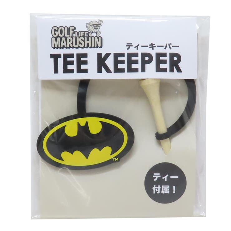cinemacollection バットマン ゴルフ用品 ティーキーパー ブラック DCコミック 丸眞 ゴルフ雑貨 キャラクター グッズ スポーツ