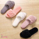 JOCOSA ファールームスリッパ 室内履き サンダル おしゃれ もこもこ ハート 歩きやすい 疲れにくい ぺたんこ ローヒール かわいい 韓国 韓国ファッショ...