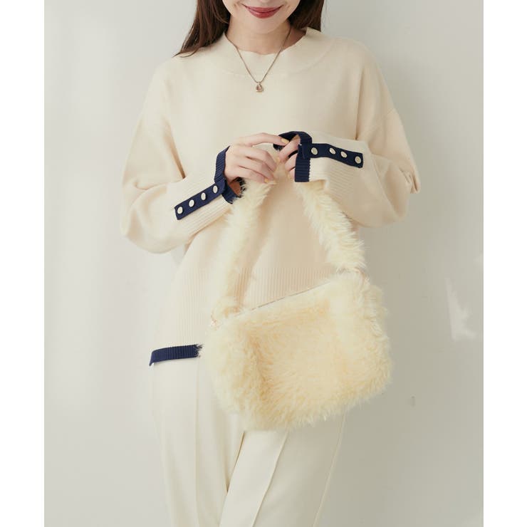 NICE CLAUP / OLIVE des OLIVE　OUTLET 【natural couture】ファーミニバッグ バッグ・鞄