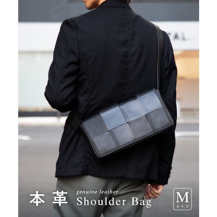 【10％OFFクーポン！2/10(火)1:59まで】U-STREAM ギオネ GUIONNET PG013LP ショルダーバッグ TILE 4 BY 2 SHOULDER BAG メンズ バッグ タイルフォーバイツーショルダーバッグ ビジネス カジュアル