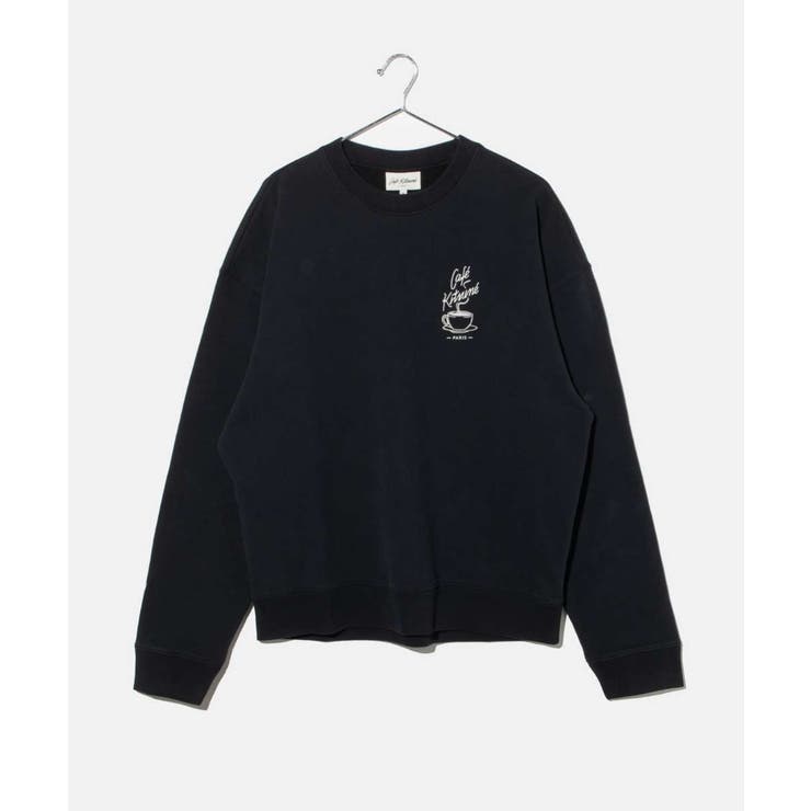 U-STREAM メゾンキツネ MAISON KITSUNE CKMU00302KM0330 スウェット CAFE KITSUNE COFFEE CUP RELAXED SWEATSHIRT メンズ レディース 長袖 トップス