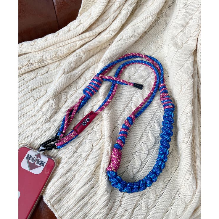 HOOK HOOK -original-　マルチ編みスマホショルダー 小物