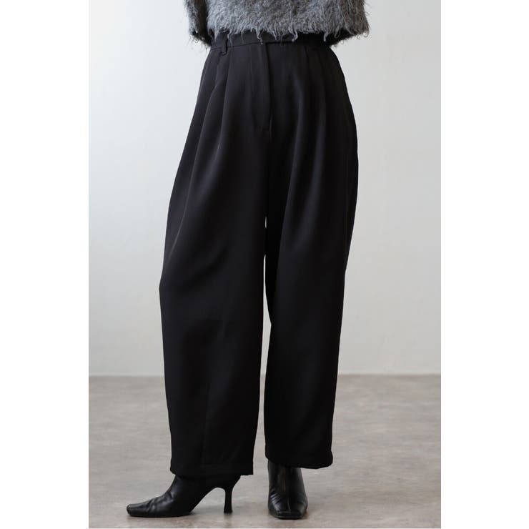 BONJOUR SAGAN トリプルタックワイドバレルパンツ 88-004420 パンツ・ズボン