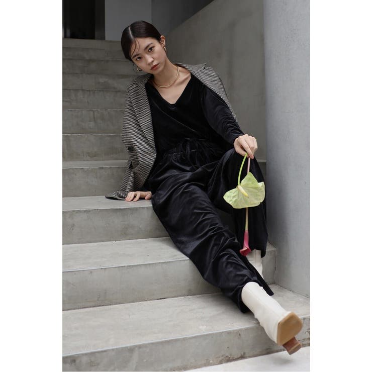 BONJOUR SAGAN velour cachecoeur all-in-one /벨로아카슈쿨 올인원 88-004508 팬츠·바지