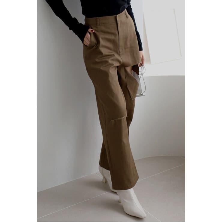 BONJOUR SAGAN straight cut chino pants / ストレートカットチノパンツ 88-004355 パンツ・ズボン