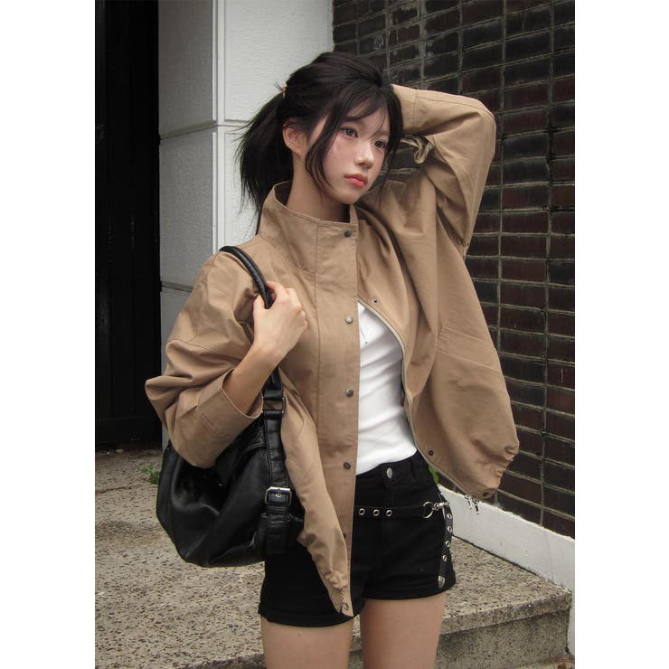 【10％OFFクーポン！3/26(木)1:59まで】Ulysses スタンドカラーダブルジップジャケット アウター(コート・ジャケットなど)