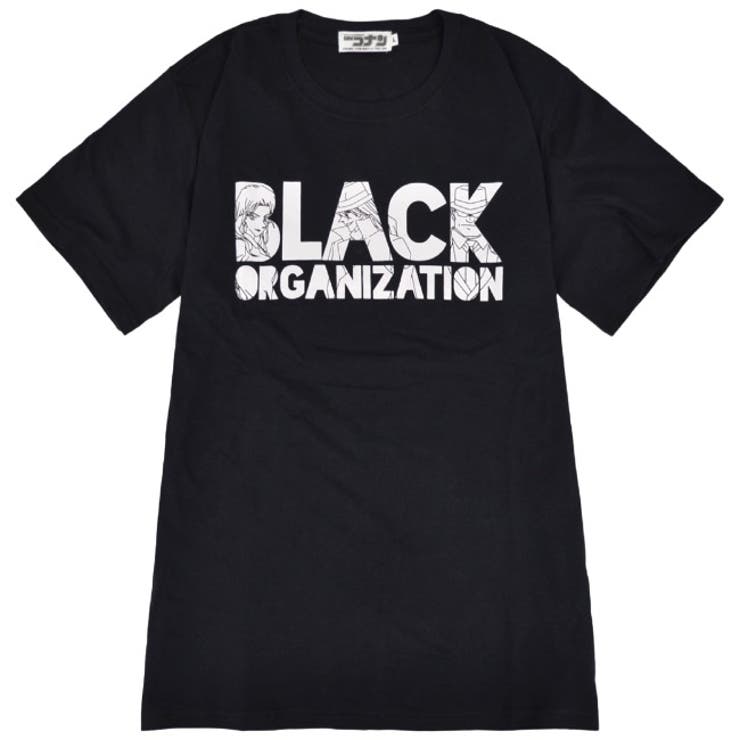 【10％OFFクーポン！2/10(火)1:59まで】CharaBasket 名探偵コナン コナン プリント Tシャツ 黒ずくめ 半袖 映画 新作 ロゴ柄 トップス