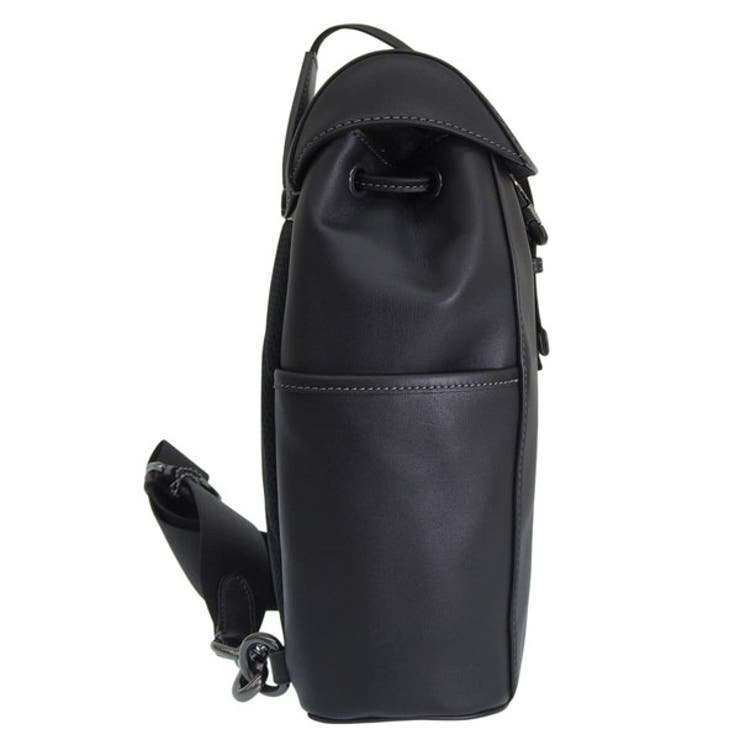 Riverall COACH コーチ バッグ メンズ ボディバッグ アウトレット レザー ブラック レーサーパック RACER PK CU111QBBK COACH バッグ・鞄 3