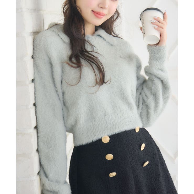 RETRO GIRL シャギーポロNTPO トップス