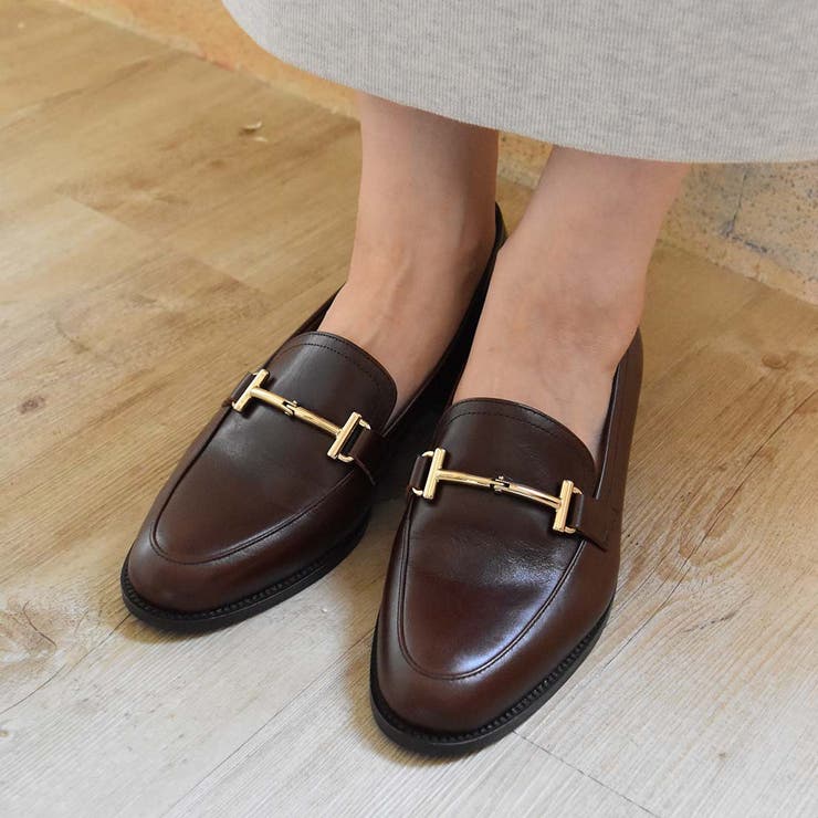 Mode et Jacomo×ing 【クッション入り】ビットローファー シューズ・靴