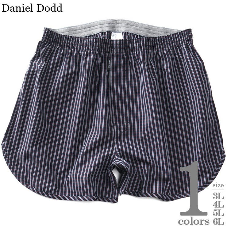 大きいサイズの店ビッグエムワン 大きいサイズ メンズ DANIEL DODD 前開き チェック柄 トランクス 肌着 下着 秋冬新作 azut-259009 インナー・下着