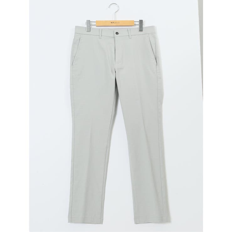 TAKA-Q MEN クロスストレッチ トラウザーパンツ バーズアイ&ジャガード パンツ・ズボン