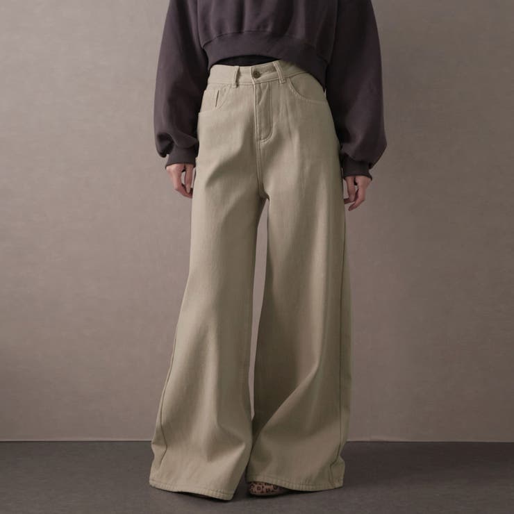 Doula Doula 裏起毛デニムパンツ パンツ・ズボン