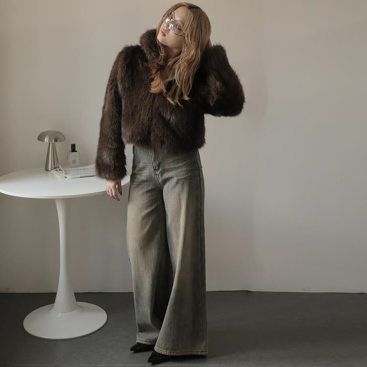 Doula Doula 裏起毛デニムパンツ パンツ・ズボン