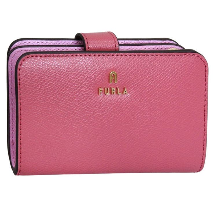 Riverall FURLA フルラ 財布 レディース 二つ折り財布 レザー ピンク カメリア FURLA CAMELIA M COMPACT WALLET WP00314ARE0004302S 財布