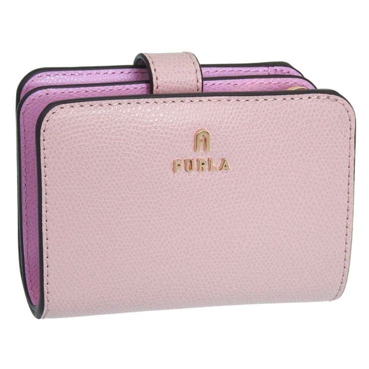 Riverall FURLA フルラ 財布 レディース 二つ折り財布 レザー ライトピンク カメリア FURLA CAMELIA S COMPACT WALLET WP00315ARE0004304S 財布