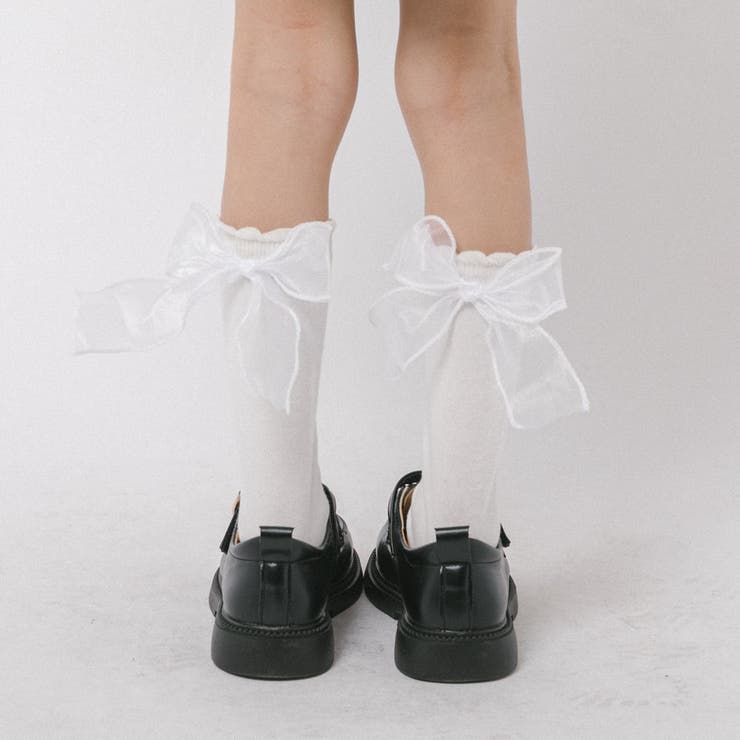 URBAN CHERRY 【2足セット】オーガンジーリボンソックス インナー・下着