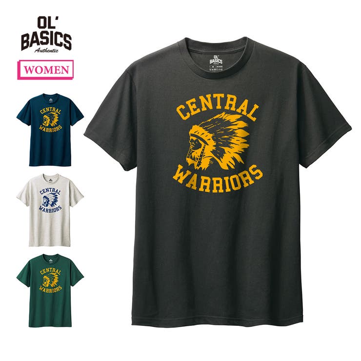 printrium Ol' Basics（オール・ベーシックス） 半袖Tシャツ レディース インディアン ロゴ プリント Tシャツ 半袖 カットソー トップス アメカジ ユニセックス トップス