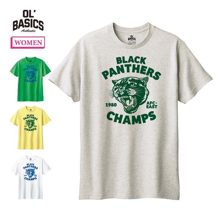 printrium Ol' Basics（オール・ベーシックス） 半袖Tシャツ レディース イラスト ロゴ プリント Tシャツ 半袖 カットソー トップス アメカジ ユニセックス トップス