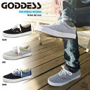 アクセサリーショップPIENA スニーカー メンズ 春夏秋冬 紐靴 ローカット コットンキャンバス GODDESS グレー シューズ・靴