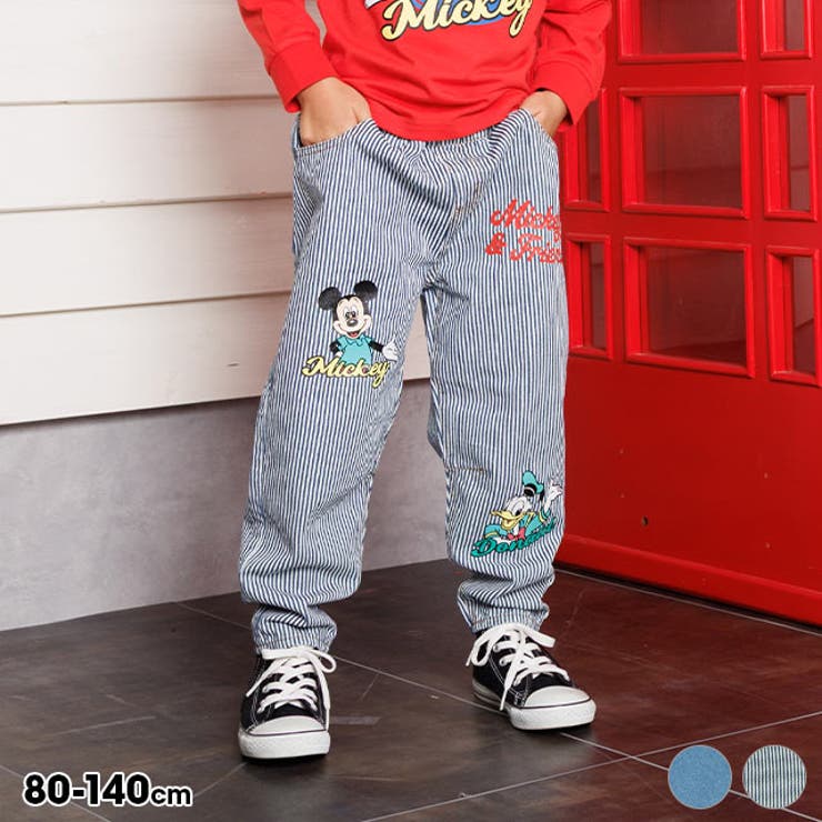 【10％OFFクーポン！2/10(火)1:59まで】BABYDOLL ディズニー デニムロングパンツ 1250K パンツ・ズボン