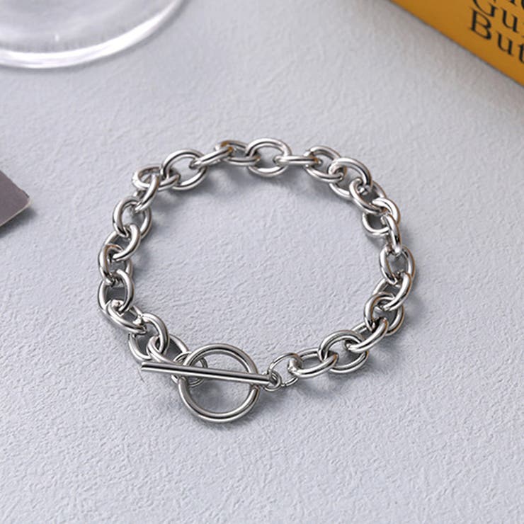 インナーショップDiamondHearts チェーンデザインマンテルブレスレット チェーン ブレスレット マンテ..