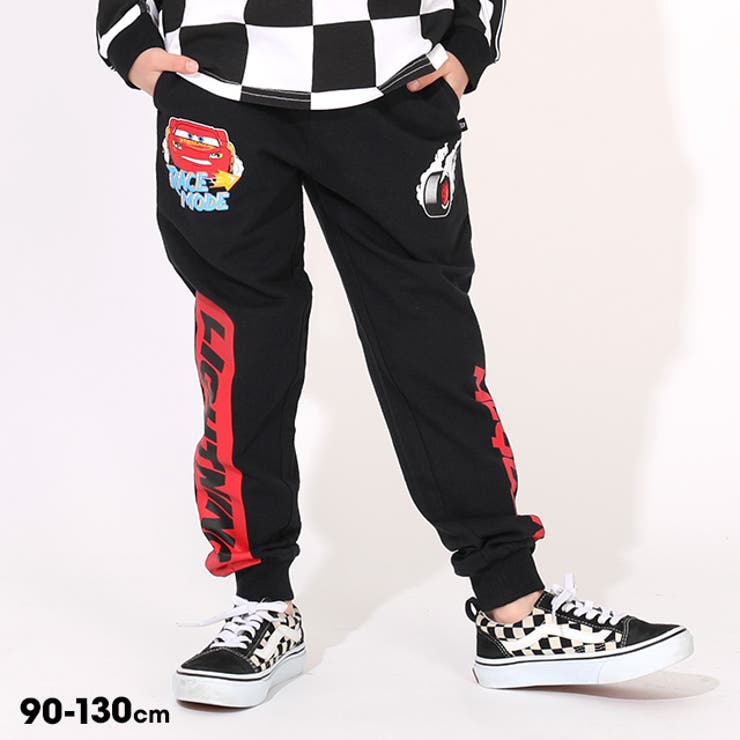 【10％OFFクーポン！2/10(火)1:59まで】BABYDOLL ディズニー カーズ キャラクターロゴロングパンツ 1264K パンツ・ズボン