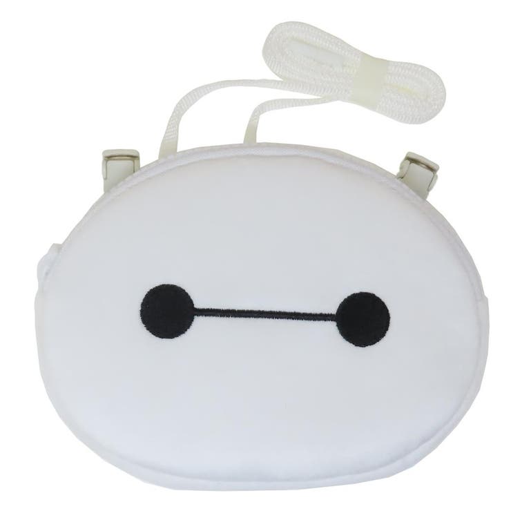 cinemacollection ベイマックス クリップポケット フェイスポケットポーチ スイートホワイト ディズニー 丸眞 マルチポーチ 移動ポシェット キャラクター グッズ バッグ・鞄
