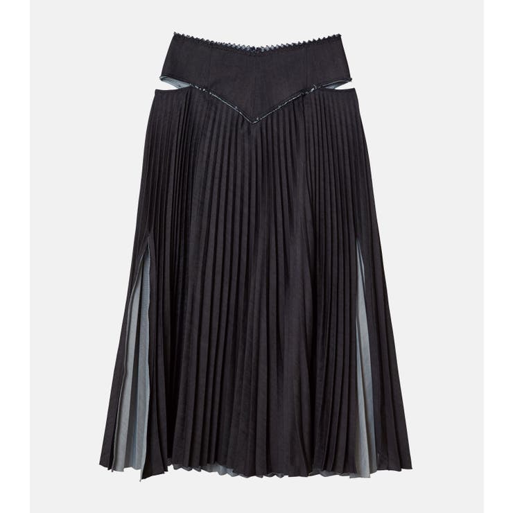 LE CIEL BLEU outlet Pinkingcut Pleat スカート