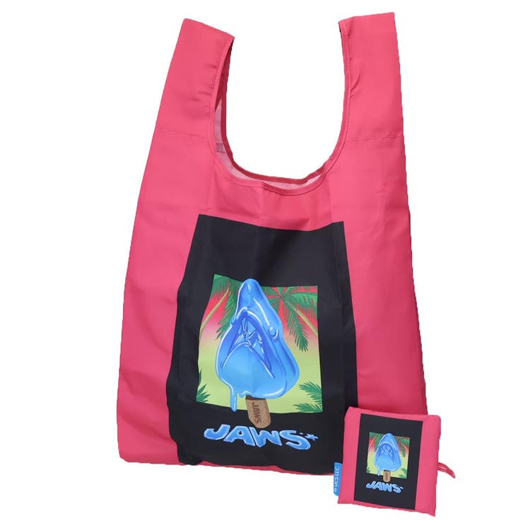 cinemacollection ジョーズ ショッピングバッグ エコバッグ アイスポップシャーク 丸眞 お買い物かばん 映画キャラクター グッズ バッグ・鞄