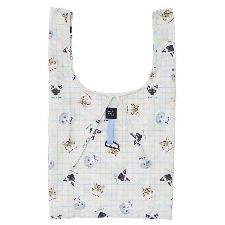 cinemacollection ショッピングバッグ エコバッグM ミャウキャット アイボリー ねこ フレンズヒル お買い物かばん かわいい グッズ バッグ・鞄