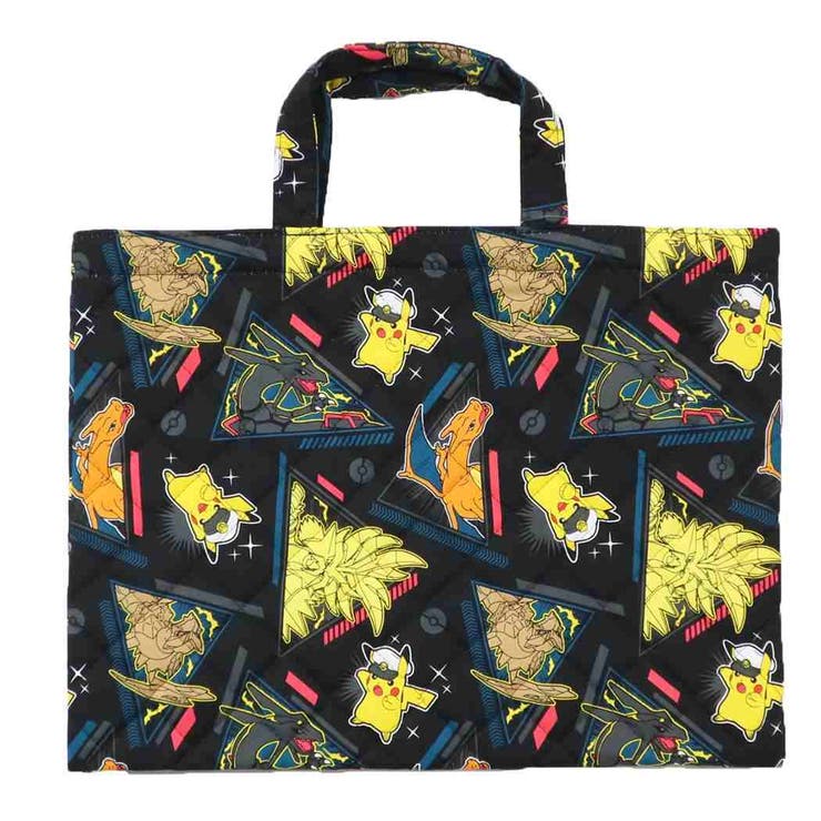 【10％OFFクーポン！2/10(火)1:59まで】cinemacollection ポケットモンスター レッスンバッグ キルトレッスンバッグ クロ ポケモン マルヨシ ジュニアお稽古かばん 新学期準備雑貨 キャラクター グッズ バッグ・鞄